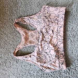 Zyia orange bomber sports bra